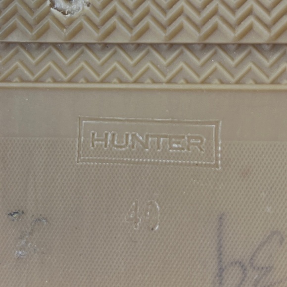 Hunter Leather Slide Sandals Tan - Picture 7 of 10